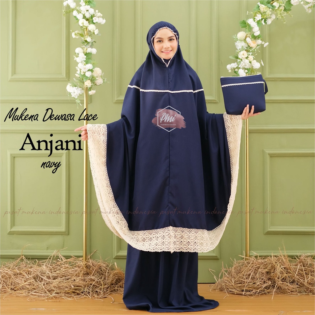 Pusat Mukena Indonesia - Mukena Dewasa Lace Anjani