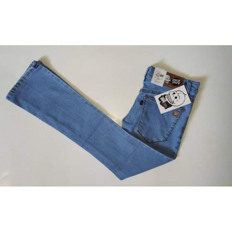 DENIM CUTBRAY PRIA ORIGINAL DISTO CELANA KOMPRANG BAWAH 25Cm TERBARU JEANS PANJANG JUMBO