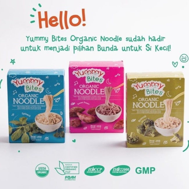 RB Yummy Bites Organic Noodle 200gr