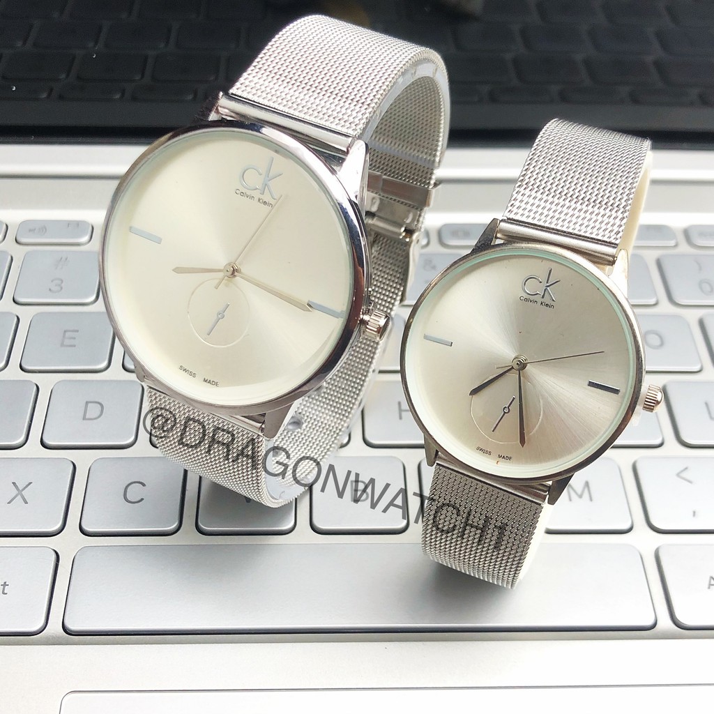 ✅COD-Jam tangan wanita rantai pasir silver gaya korea jam import fashion   S1160