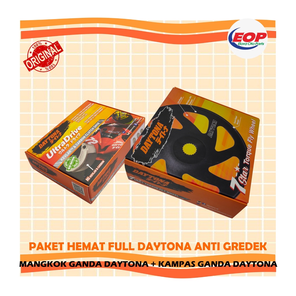 Daytona Mangkok Kampas Ganda Aerox Lexi Nmax 19-21 Anti Gredek