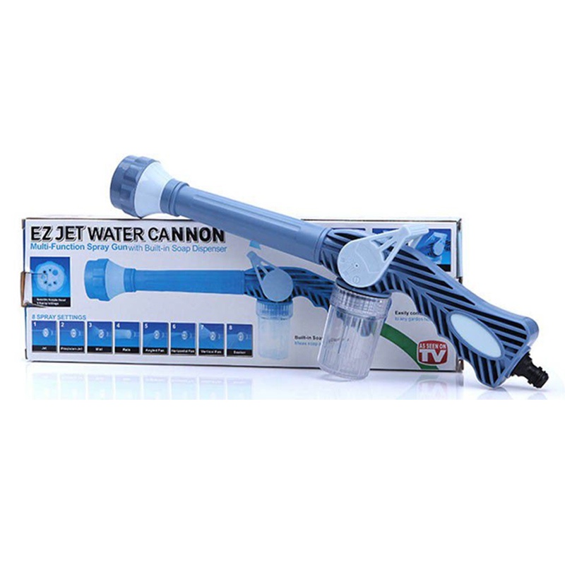 EZ Jet Water Canon Cannon 8 in 1 Selang Semprotan Turbo Water Spray Gun