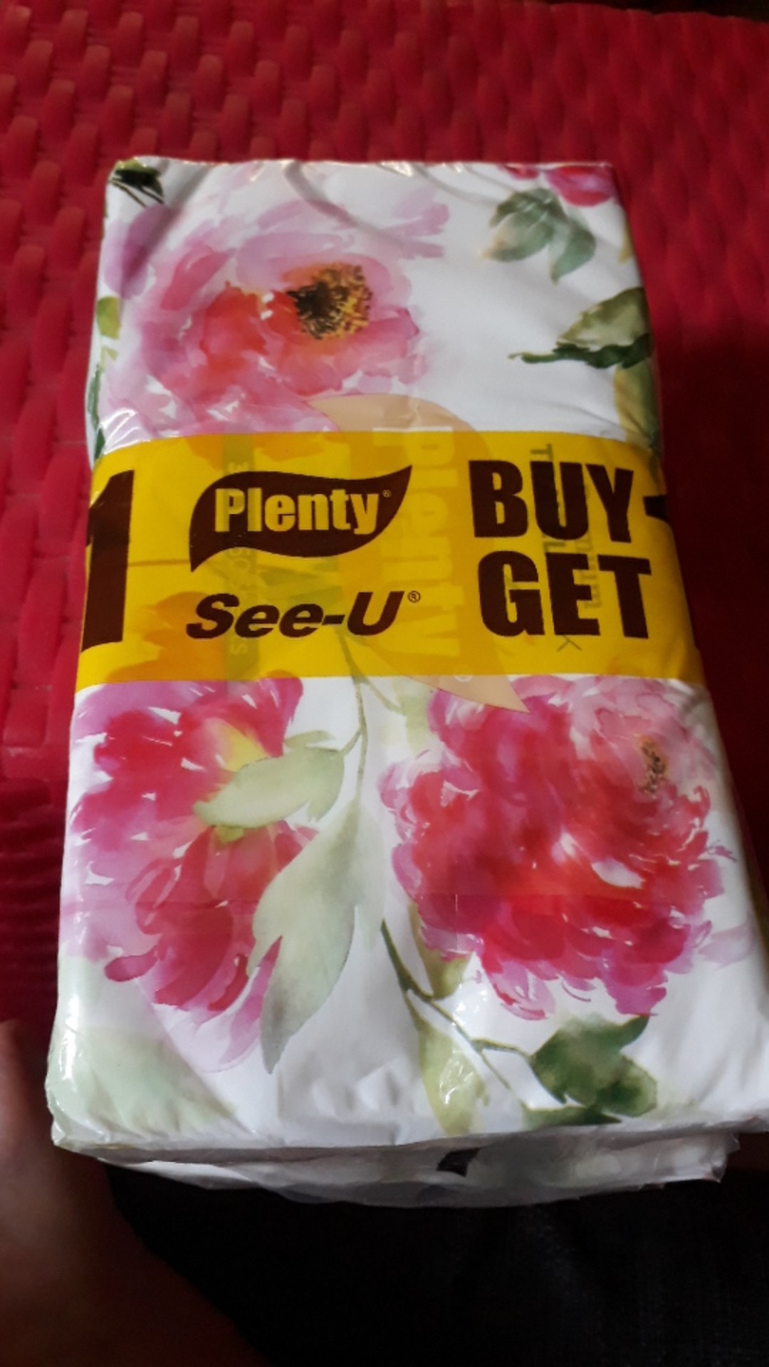 Plenty Travel Pack Tissue Premium [3 Ply/50 Sheet] - Buy 1 Get 1