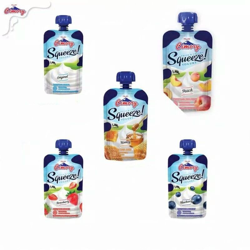 

Cimory Squeeze Yogurt 120ml All Varian/5 pcs