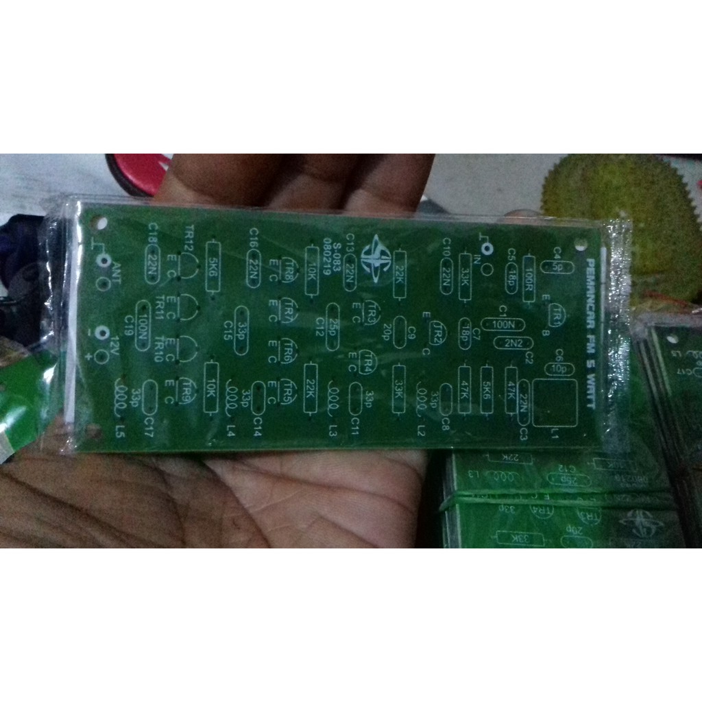 pcb pemancar fm 5w saturn s083