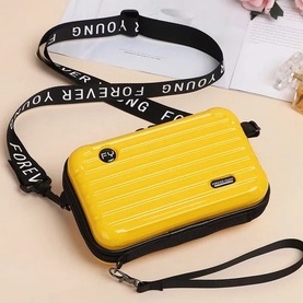Tas Selempang Mini / Selempang Mini koper Polos / Tas Makeup
