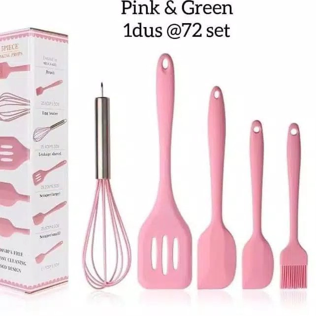 5 Piece Baking Props silicon kitchen tools