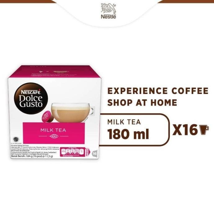 

(BISA COD) Nescafe Dolce Gusto Milk Tea Capsule 1 Box [ 16 kapsul ] TERMURAH Kode 203