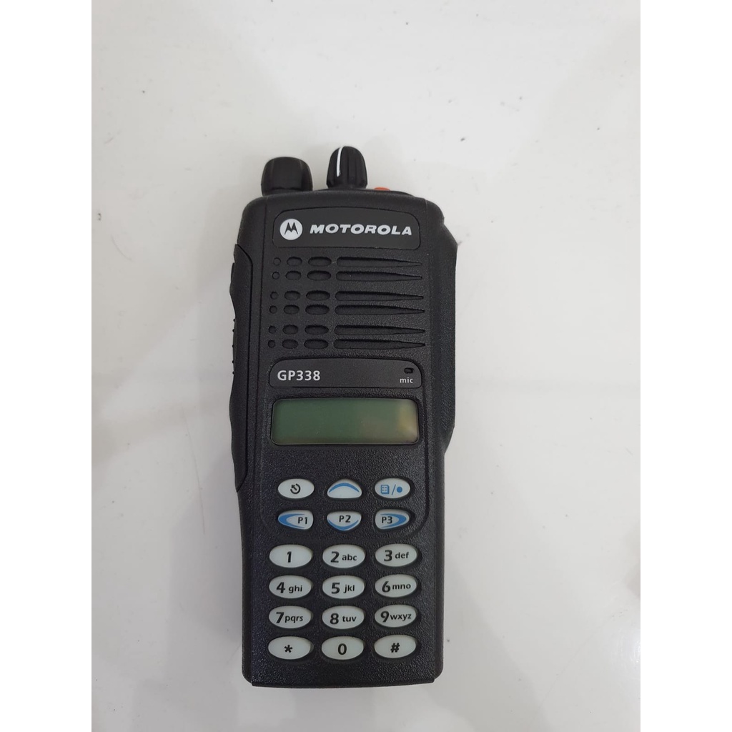 HT Motorola GP 338 UHF 403 470 Mhz M, Radio Komunikasi Handy Talky MOTO GP338 baru, Garansi 1 tahun servis