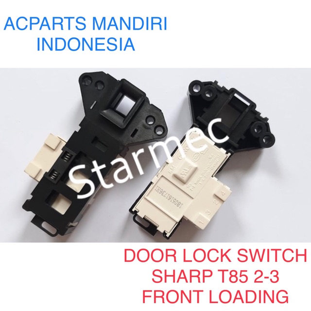 Door lock switch pintu mesin cuci Sharp front loading ESFL 1070S ( T85/2-3 )