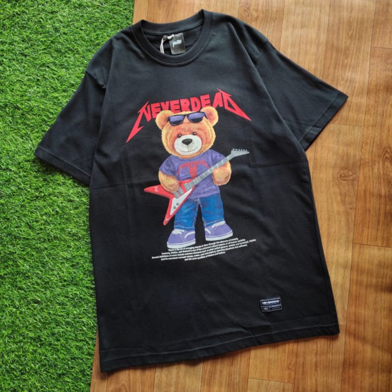 KAOS BEAR HITAM - NVRD 005