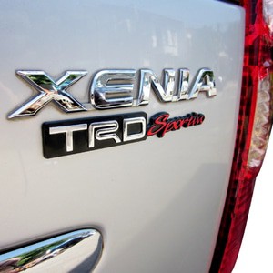 Emblem/ Logo TRD Sportivo Murah Barang Berkualitas Merah Chrome