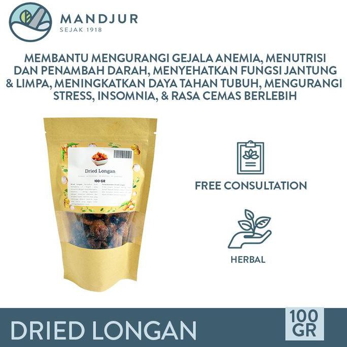 

Dried Longan / Longan Kering / Kelengkeng Kering (Long Yan Rou) 100 Gr