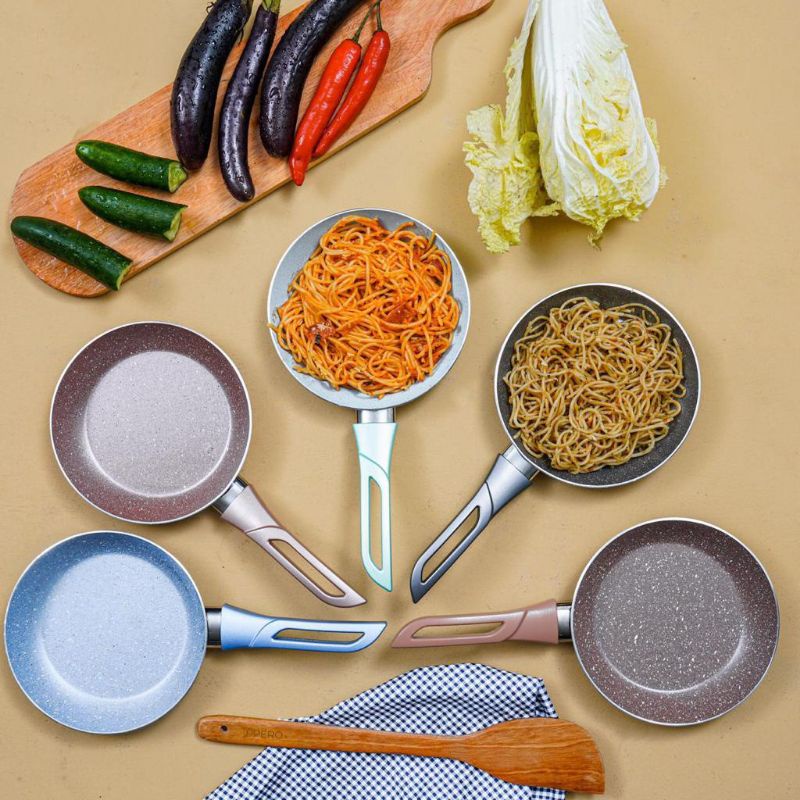 Pero Fry Pan nonstick granite 18cm anti lengket