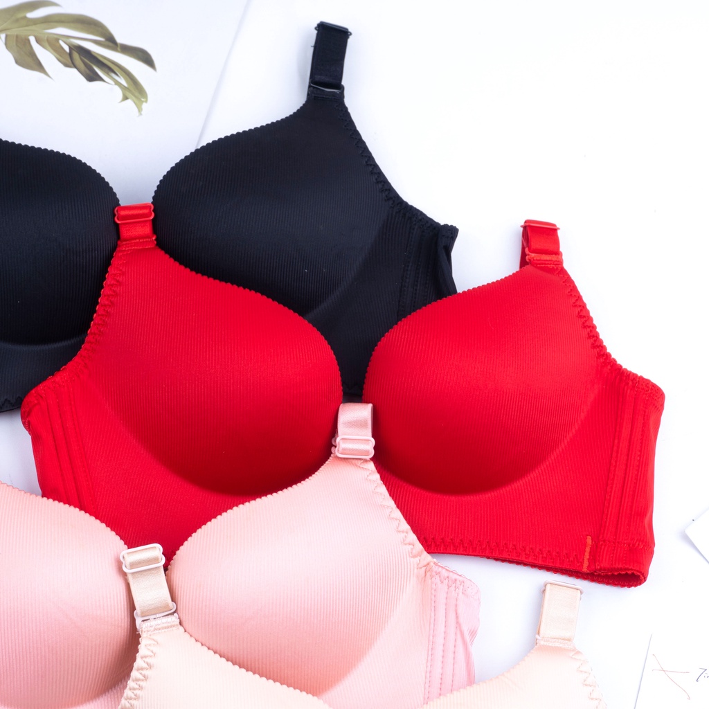 BEE - Bh Bra Wanita Tanpa Kawat Pakaian Dalam Push Up Elastis Sexy Bra Bh 2033