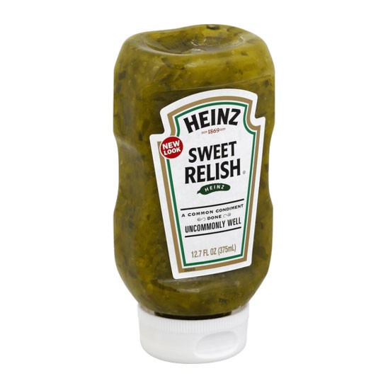 

HEINZ SQUEEZABLE SWEET RELISH A COMMON CONDIMENT 375 GR