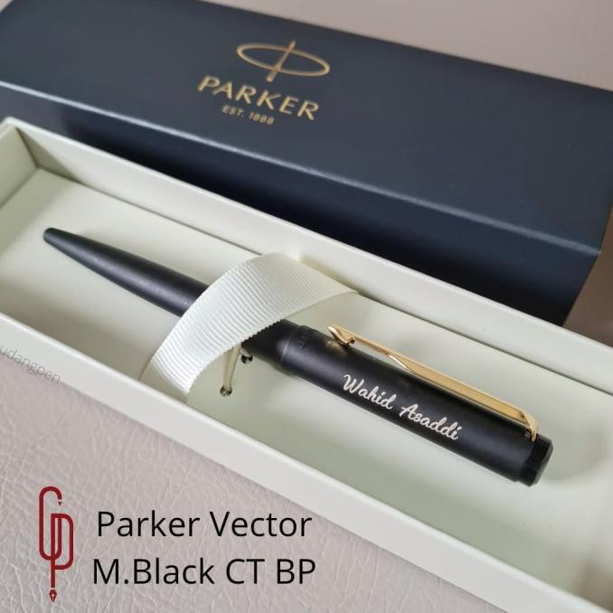 

Office & Stationery | Alat Tulis | Parker Vector M.Black Gt Bp | Best Seller