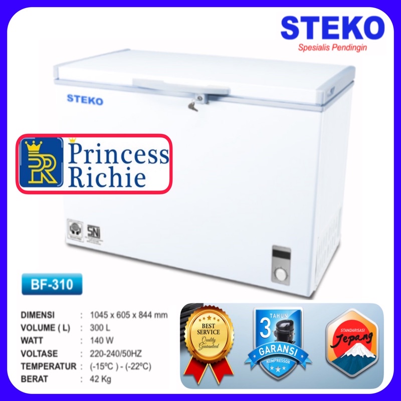 Chest freezer box Steko 300 Liter BF 310