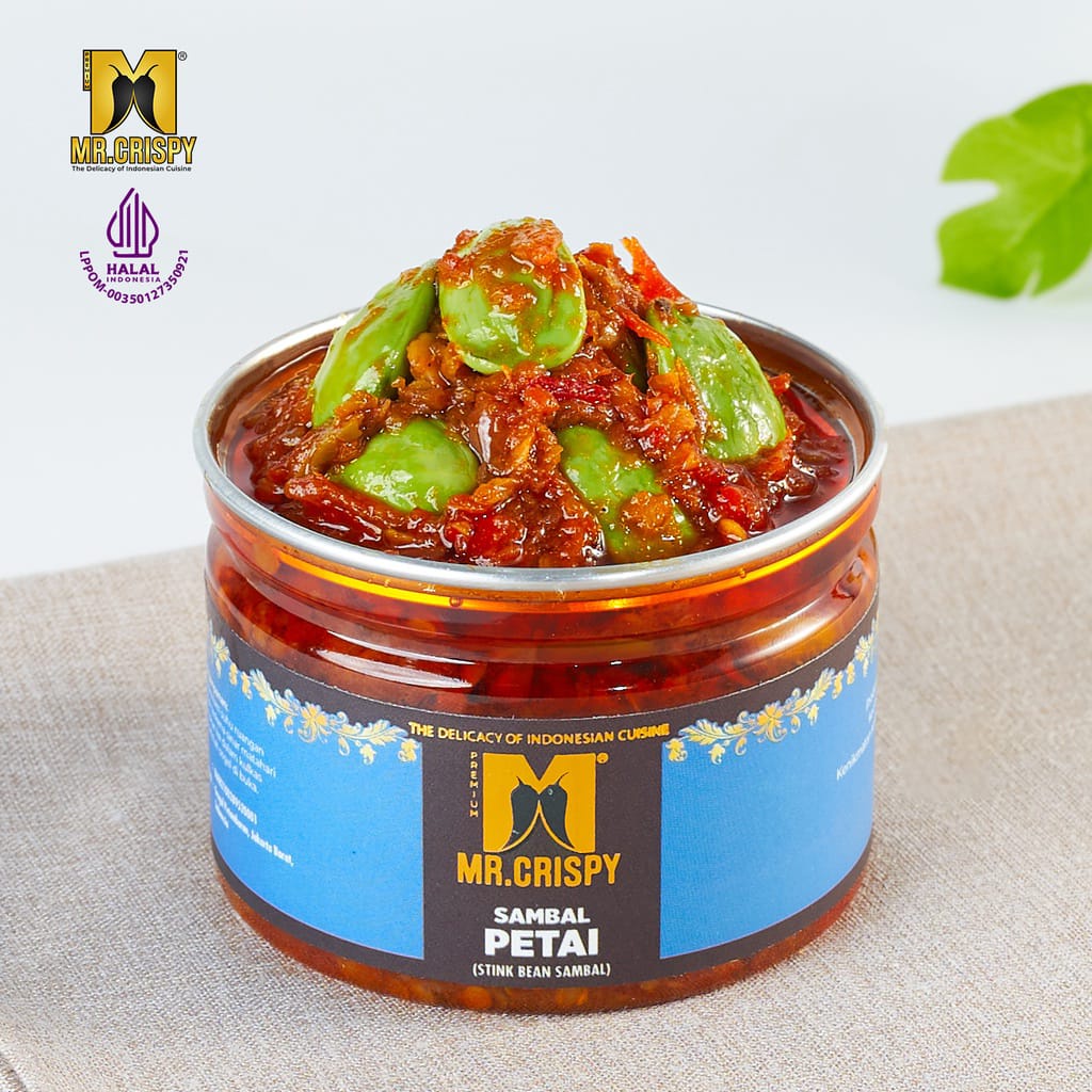 

Sambal Pete / Sambel Petai Mr.Crispy - 120 Gram