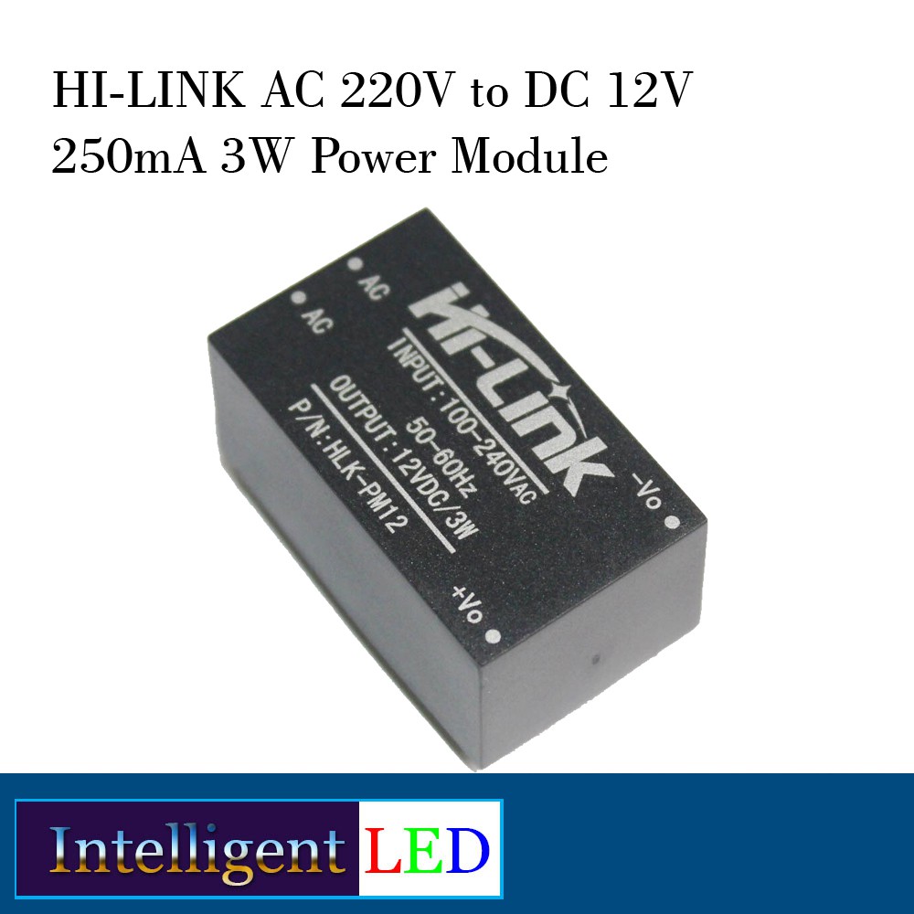 Hi-Link AC 220V to DC 12V 250mA 3W Power Module