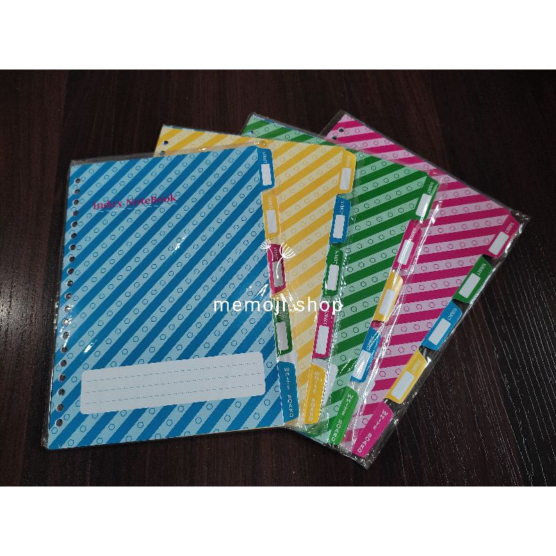 

Divider / Index Notebook A5/B5 Subject 5 lembar