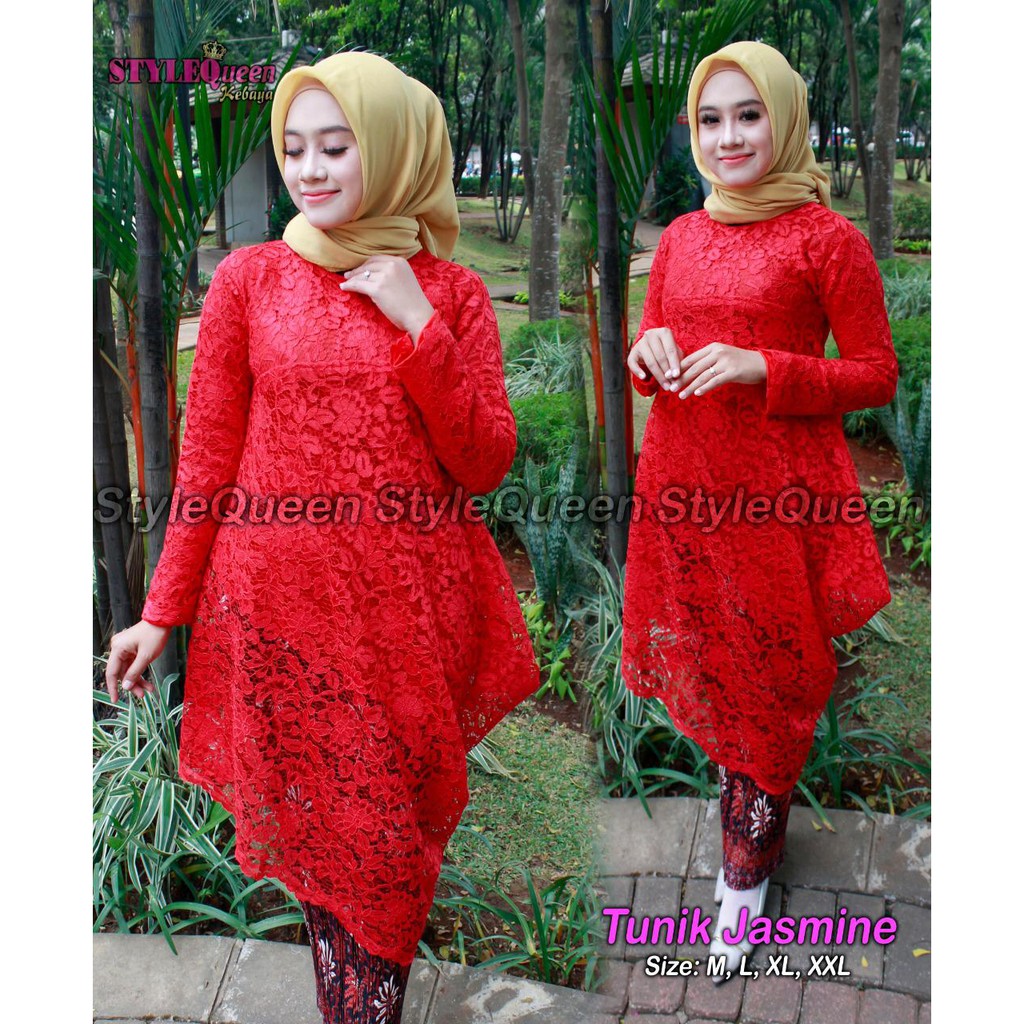 LIZ&gt; Pakaian wanita / SET kebaya jasmine / BAJU kebaya modern / pakaian pesta / baju wanita kekinian