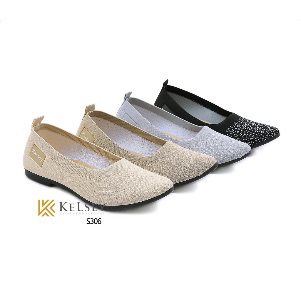 Nicole Sepatu Slip On Wanita / Sepatu Flat Wanita S306