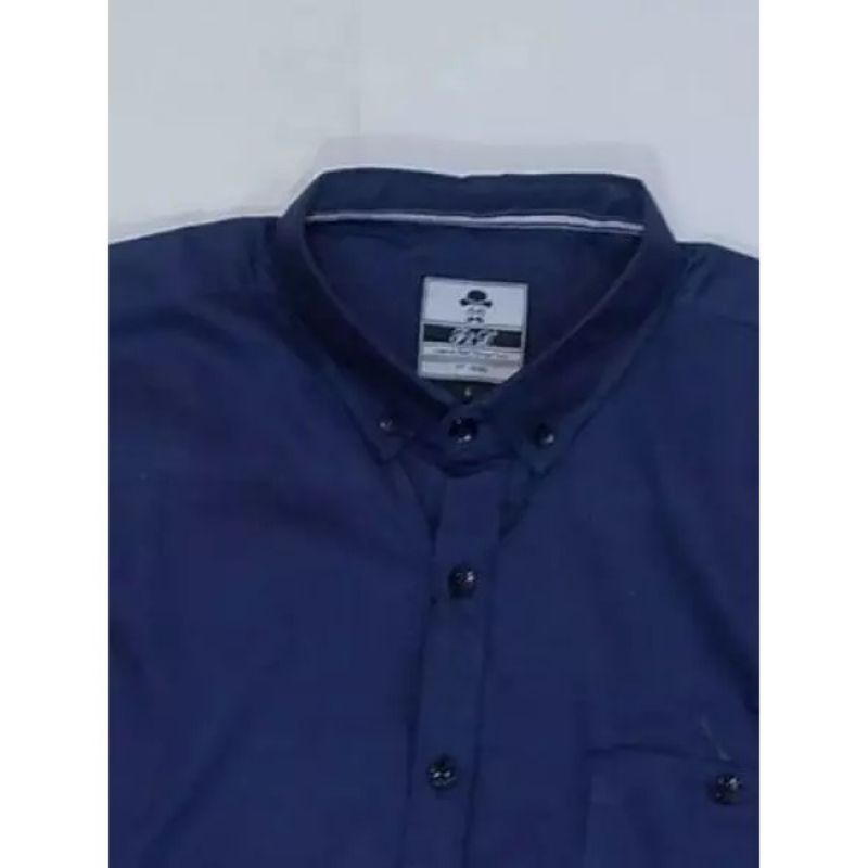 Kemeja Panjang Polos Pria Premium Dewasa Merk F2D Original Distro Standar Jumbo Ukuran M L XL Hitam Navy Maroon Kemeja Kasual Cowok Laki Laki-Laki