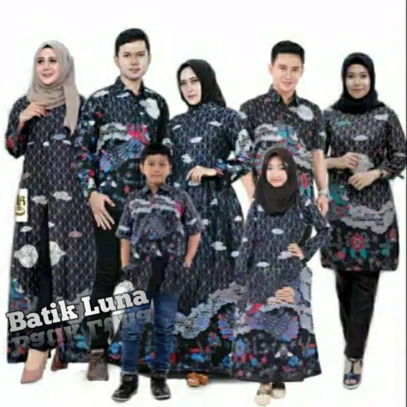BATIK COUPLE KELUARGA/Couple Keluarga Batik Sarimbit Set Family Standar & Jumbo(Jual Satuan)