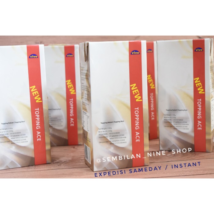 

Vivo Topping Ace 1,1 Kg Non Dairy whipping Cream