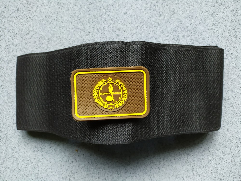 Velcro/perekat Hitam Ukuran 10 Cm