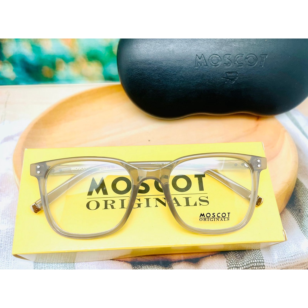 Kacamata/Frame MOSCOT TRAVIS Size 50-20-145 Paket Lensa Radiasi Photocromix mines silinder plus Free kotak + LAP