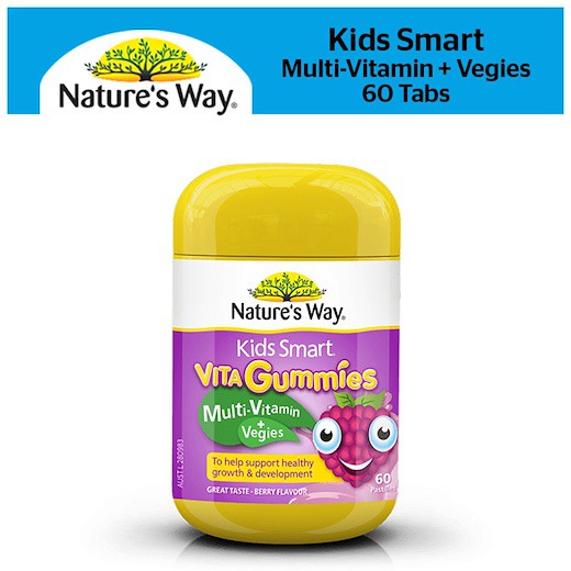 IMPOR SINGAPORE Nature's Way Kids Smart Vita Gummies MultiVitamin + Vegies 60S