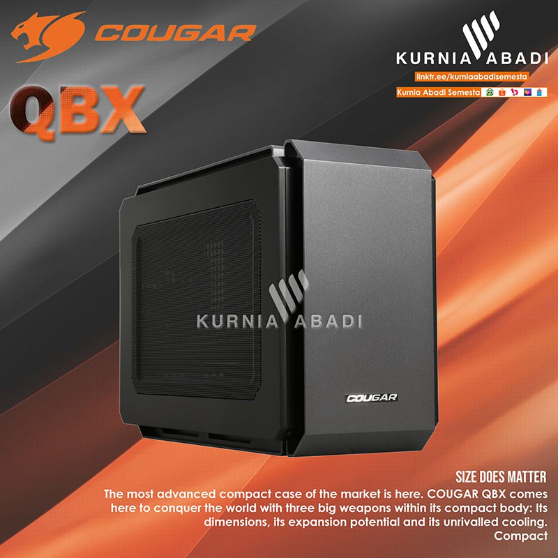 COUGAR GAMING CASE QBX Ultra-Compact Pro Gaming Mini-ITX