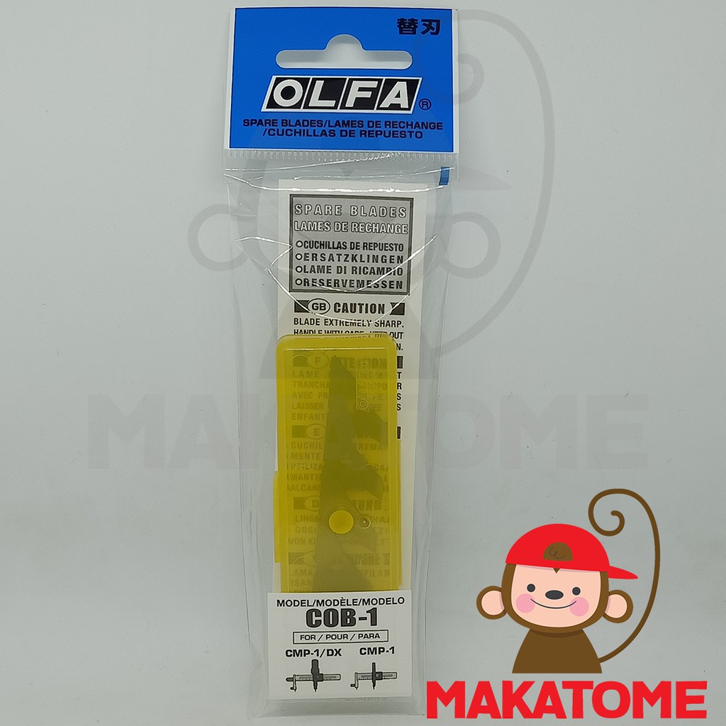 

OLFA COB-1 Spare Blade pisau compass cutter CMP-1 isi 15 knife COB1 jangka