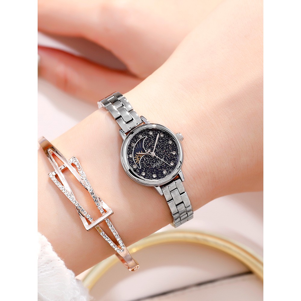 Julius JA-1157 / JA1157 Jam Tangan Wanita Korea Original Stainless steel Desain Cantik dan Elegan