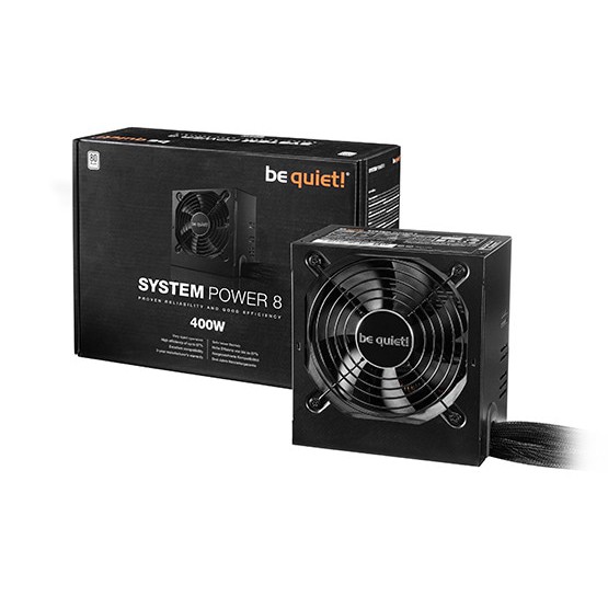 be quiet SYSTEM POWER 8 400W - PSU Hitam ATX 80 PLUS Bronze