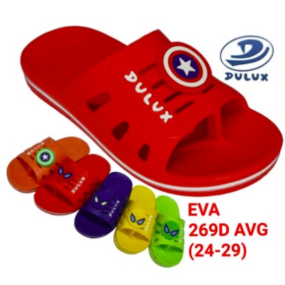 DX-269D-AVG Sandal Jepit Kokop Anak Laki Laki Karakter Avengers Merek Dulux Ukuran 24-29