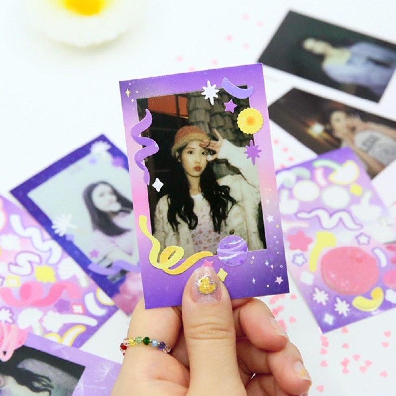 STRAWBERRY MOON POLAROID STICKER SET IU DLWLRMA MADE EDAM