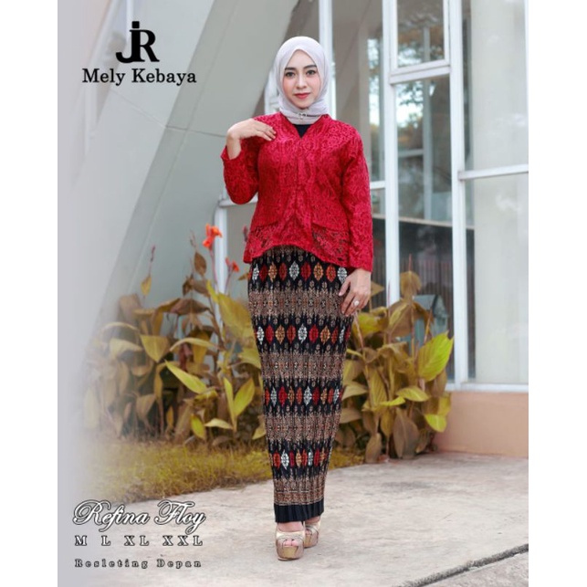 IndahKebaya | SET KEBAYA LASERCUT PEPLUM / KEBAYA BROKAT MODERN / KUTUBARU WISUDA / KARTINI BUSUI