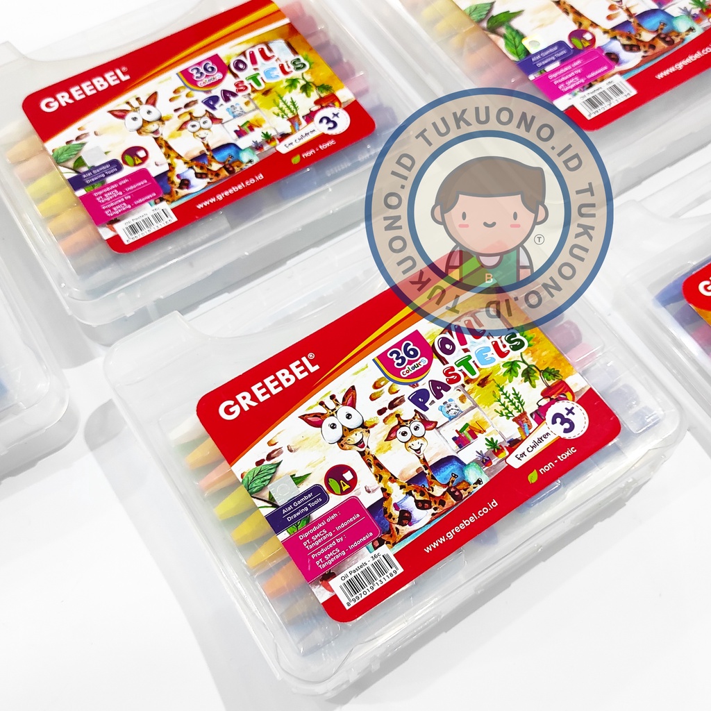 

GREEBEL Oil Pastel 36 Warna Colours | Krayon Crayon Pewarna Anak