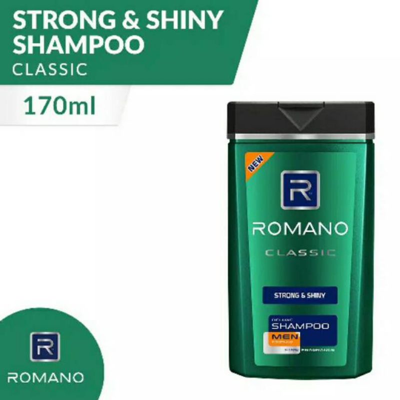 Romano Classic Shampoo Strong & Shiny Men 170Ml
