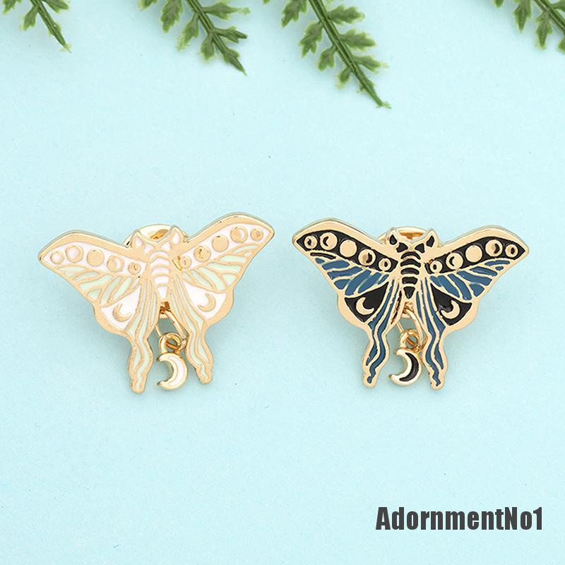 (Adornmentno1) Bros / Pin Desain Kupu-Kupu Enamel Untuk Aksesoris Pakaian