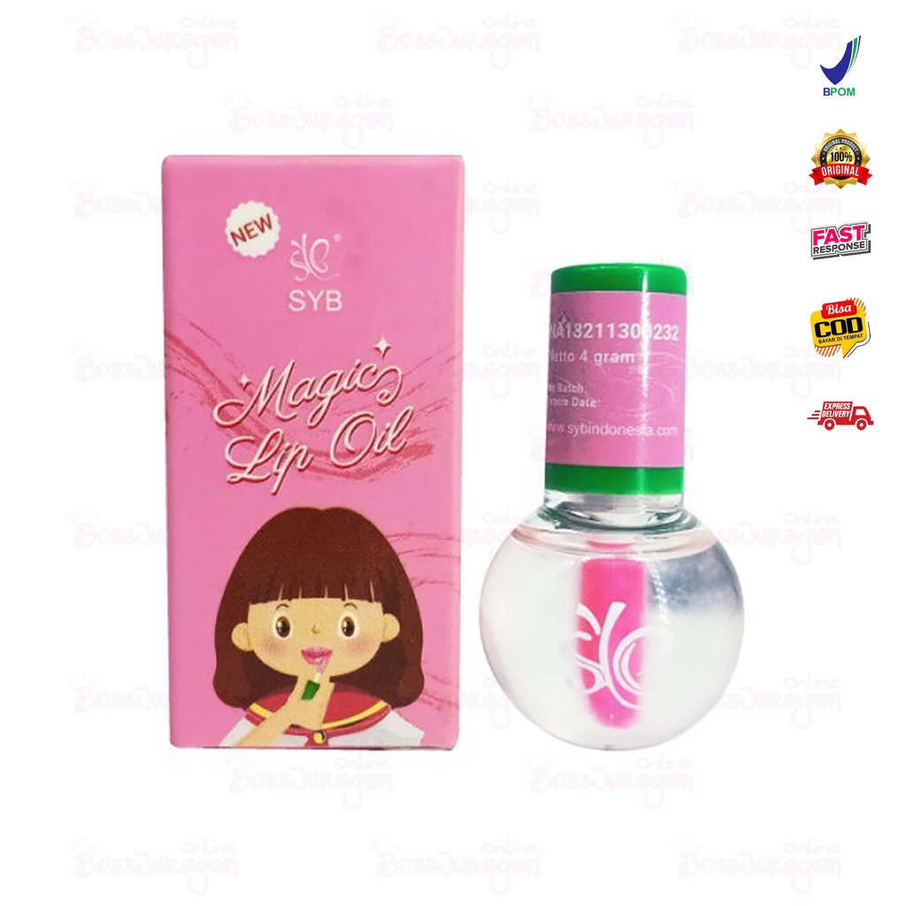 (BOSS)SYB Magic Lip Oil | Serum Bibir | Pelembab Bibir | BPOM