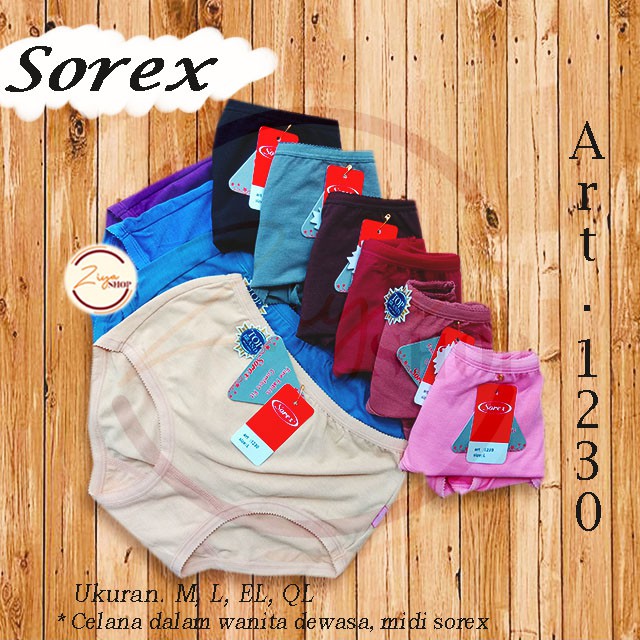 Grosir 1 LOSIN  --  CD SOREX 1230 / CD Sorex Wanita Midi / Cd Sorex Katun
