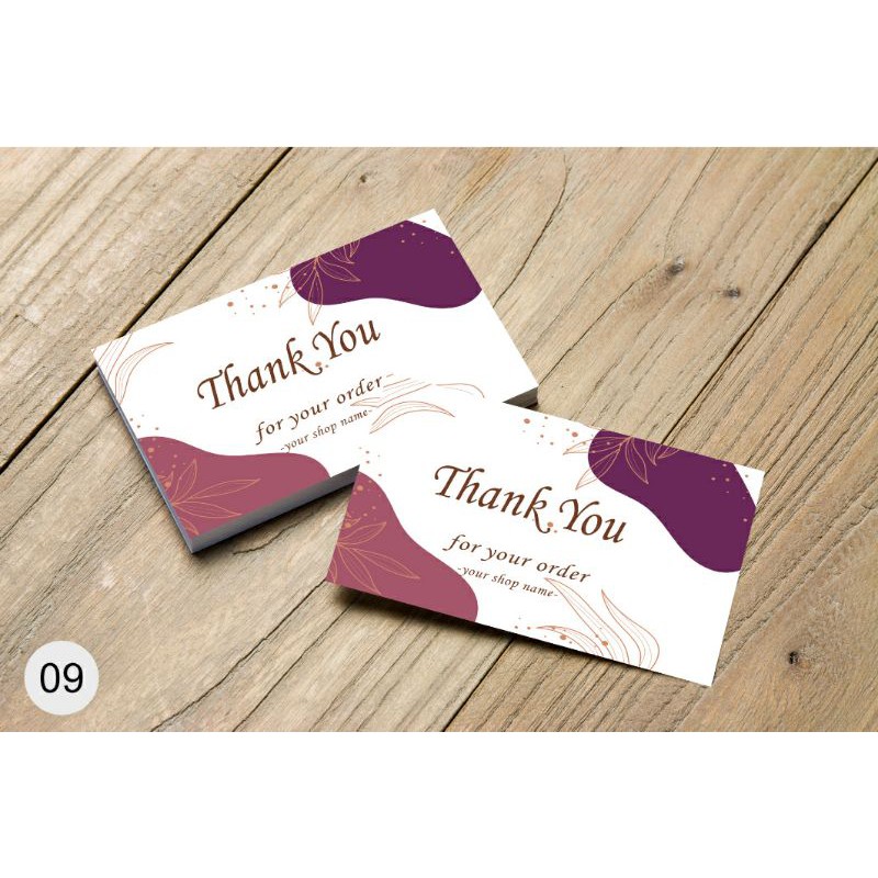 

Thank you card/Kartu terima kasih/Greeting card Olshop