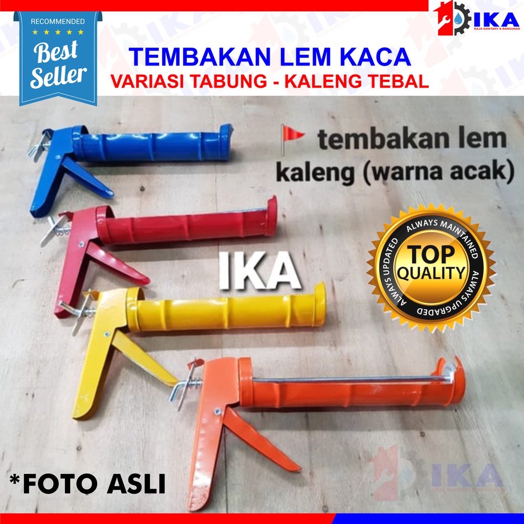 Tembakan Lem Kaca Botol Silicone Sealant / alat tembak kaleng &amp; tulang alumunium kuat original