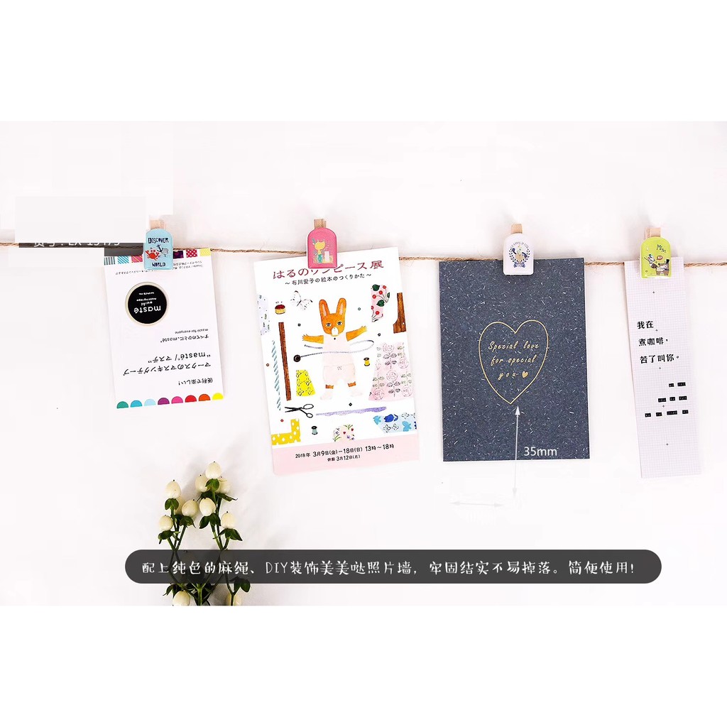 

Jepitan Kayu Paper Clip Foto Gantung