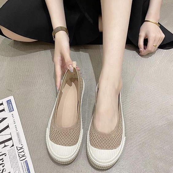 TBIG [COD] Sepatu Slip On LOVESOUL2 Import Shoes Wanita Sepatu Korea Style Sekolah Kuliah