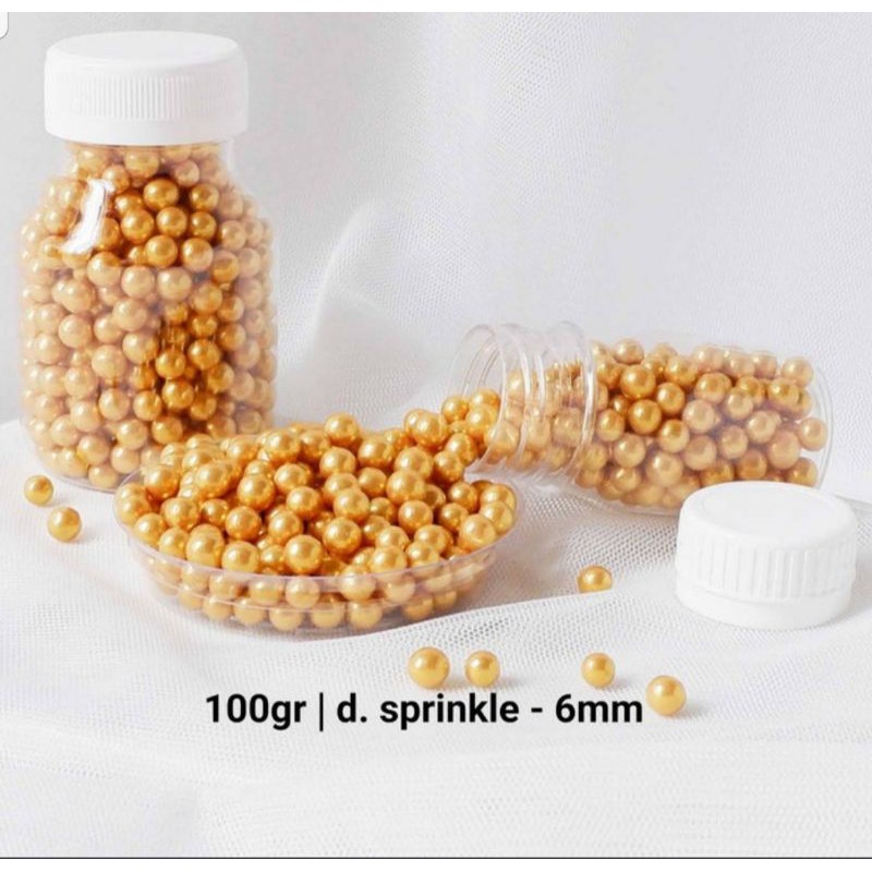 

Mutiara emas,Springkle Gold 50 gr